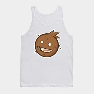 Friendly Coconut Character Tank Top